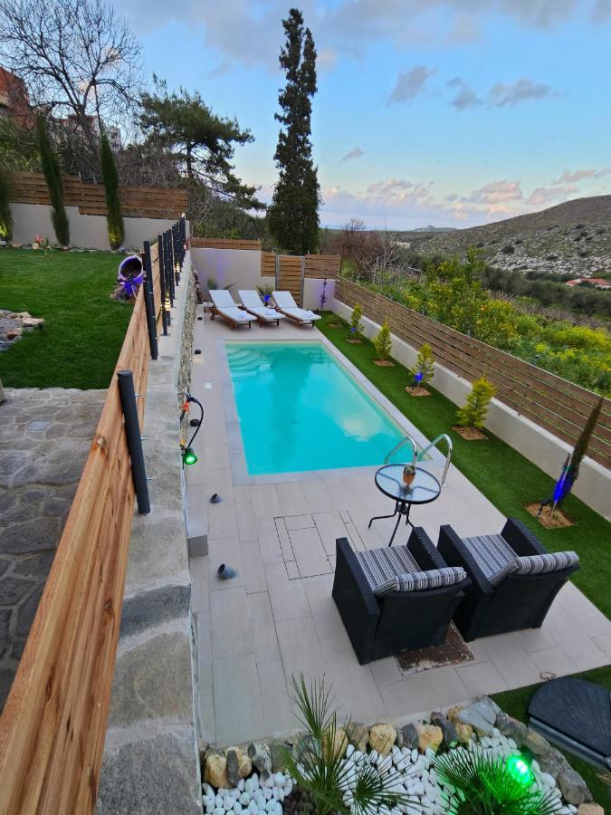 Elia Paradise Villa With Private Pool Iraklio Exterior foto